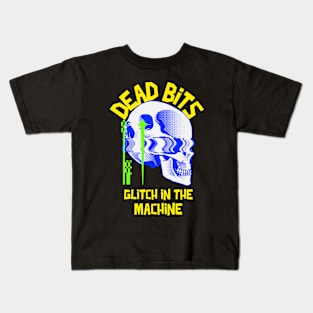 Gamer Skull Glitch Kids T-Shirt